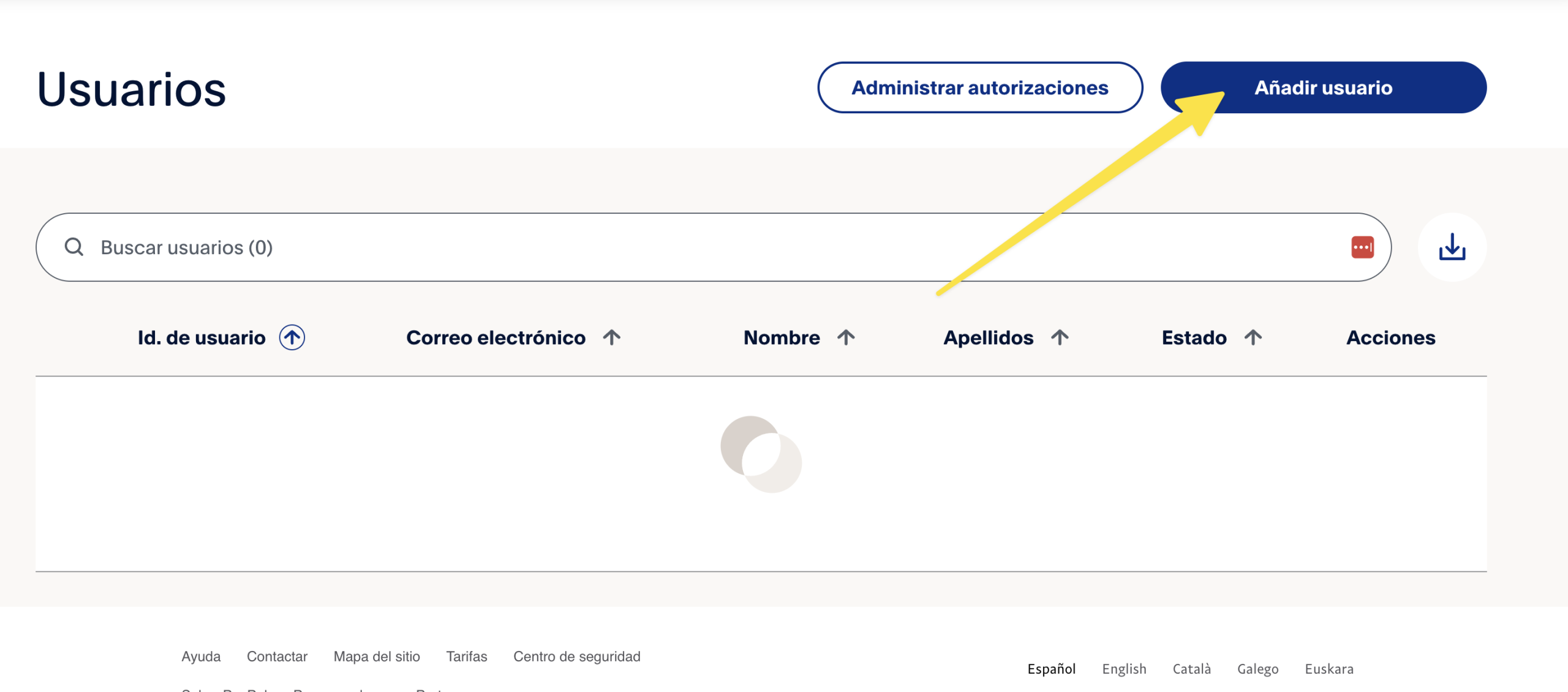 paypal añadir usuario
